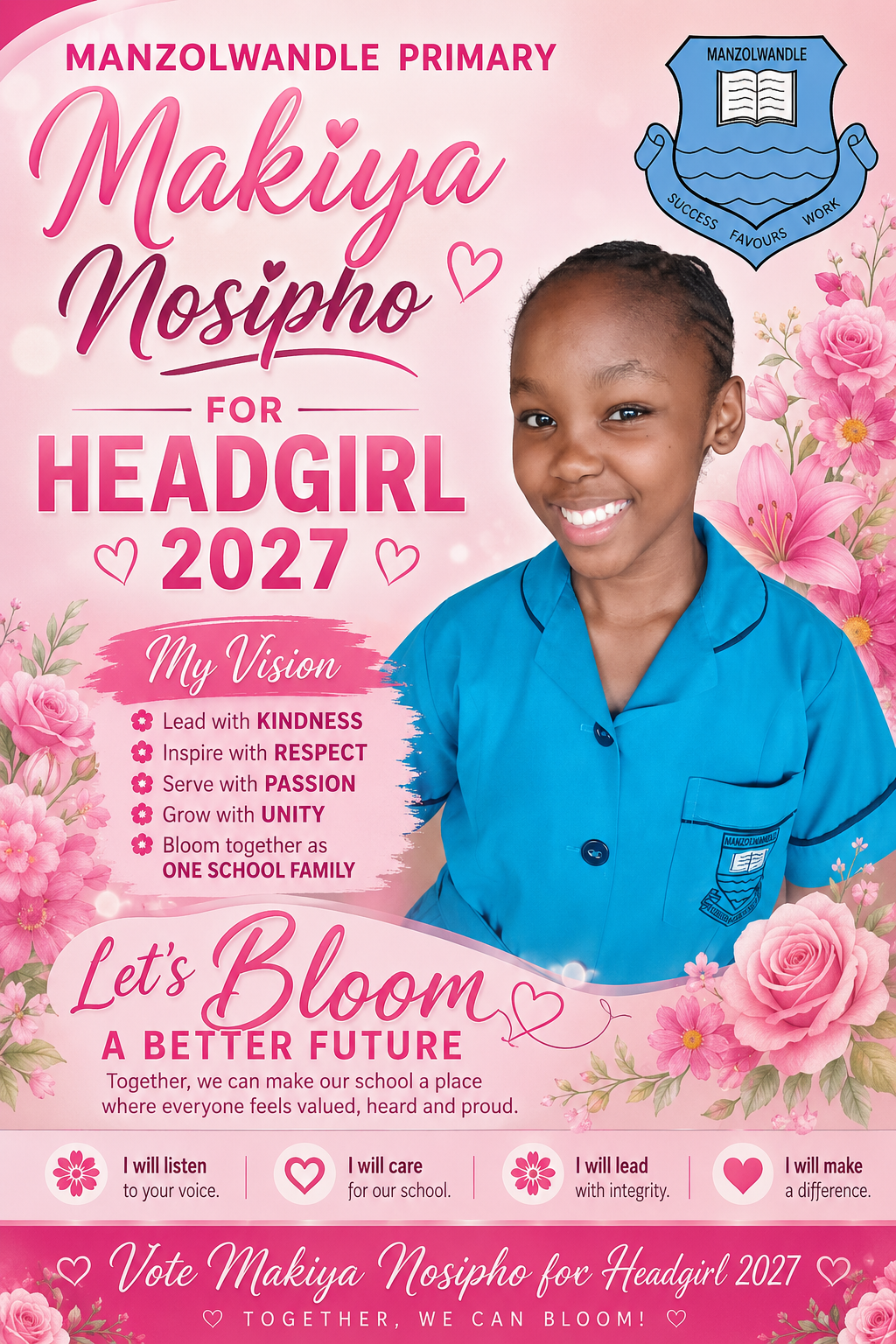 Election poster for Nosipho Makiya