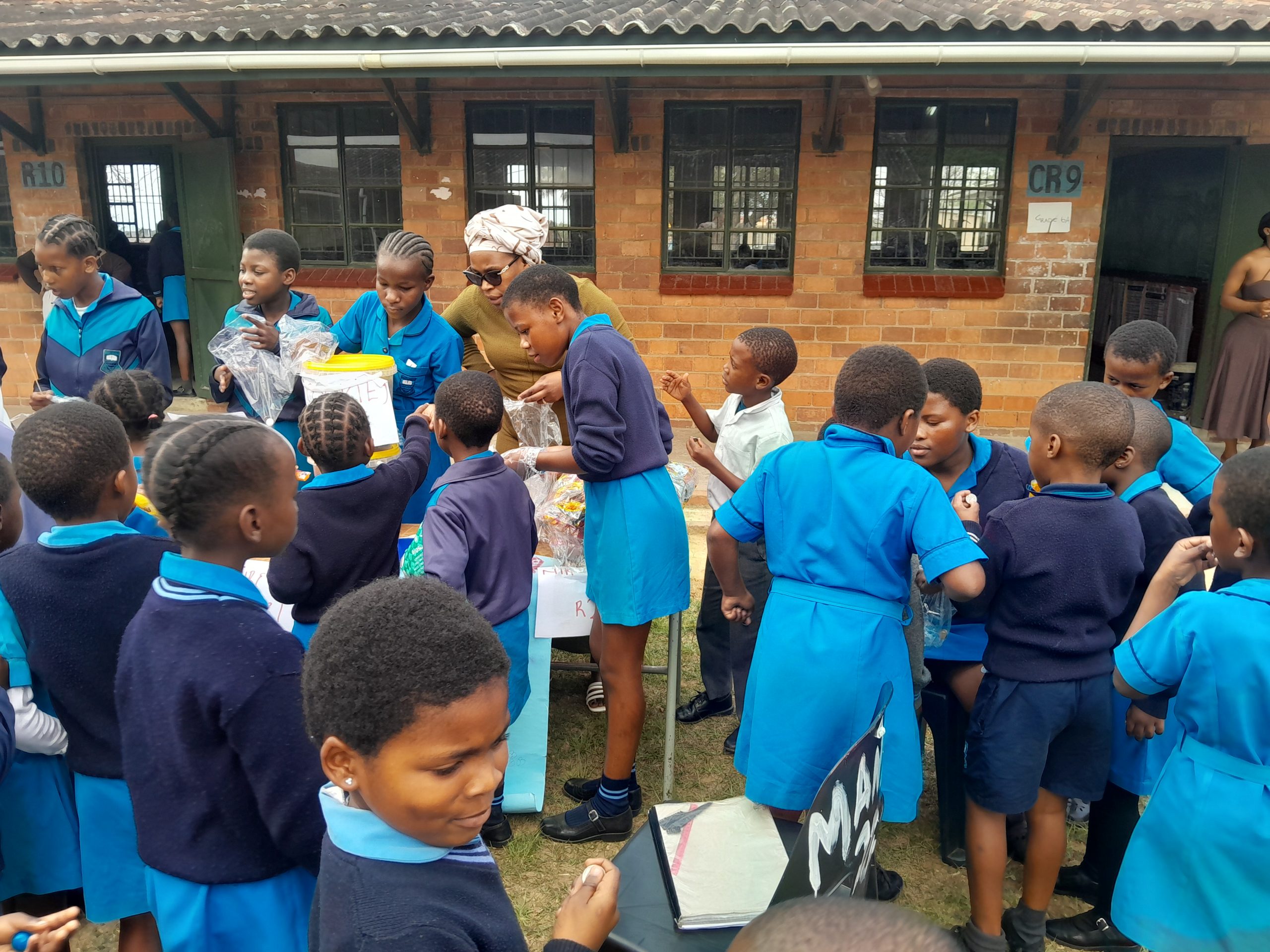 Market Day activity at Manzolwandle Primary School