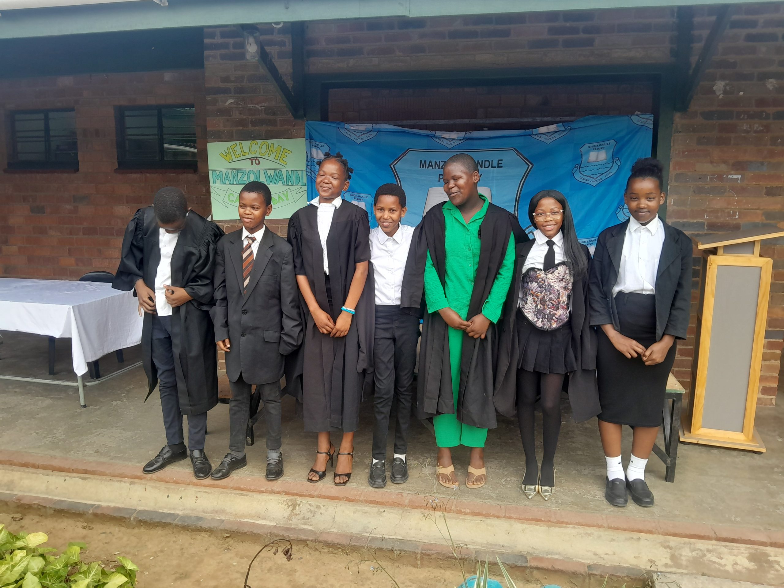 Future lawyers at Manzolwandle Primary School Career Day