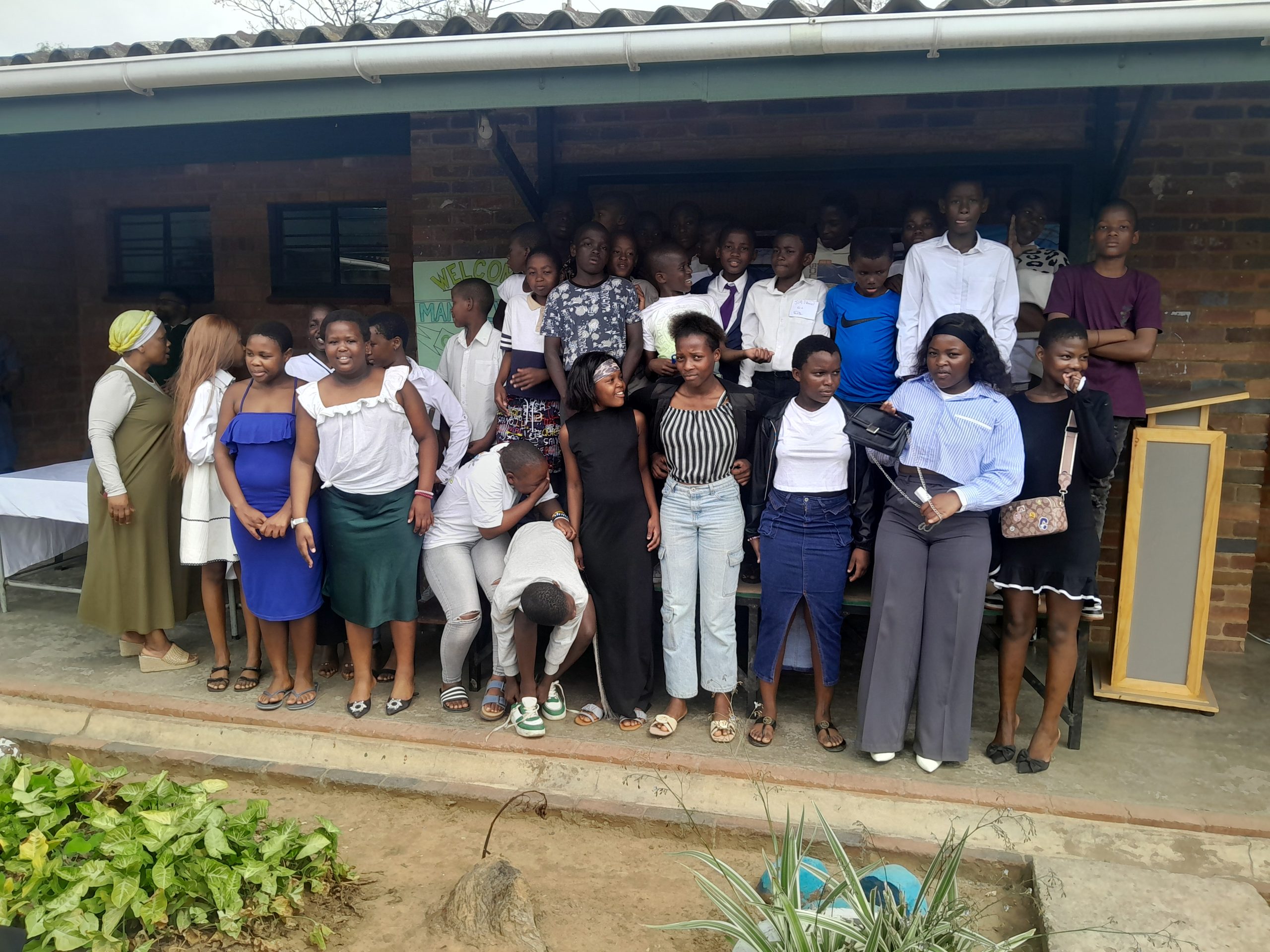 Learners dressed as teachers for Career Day