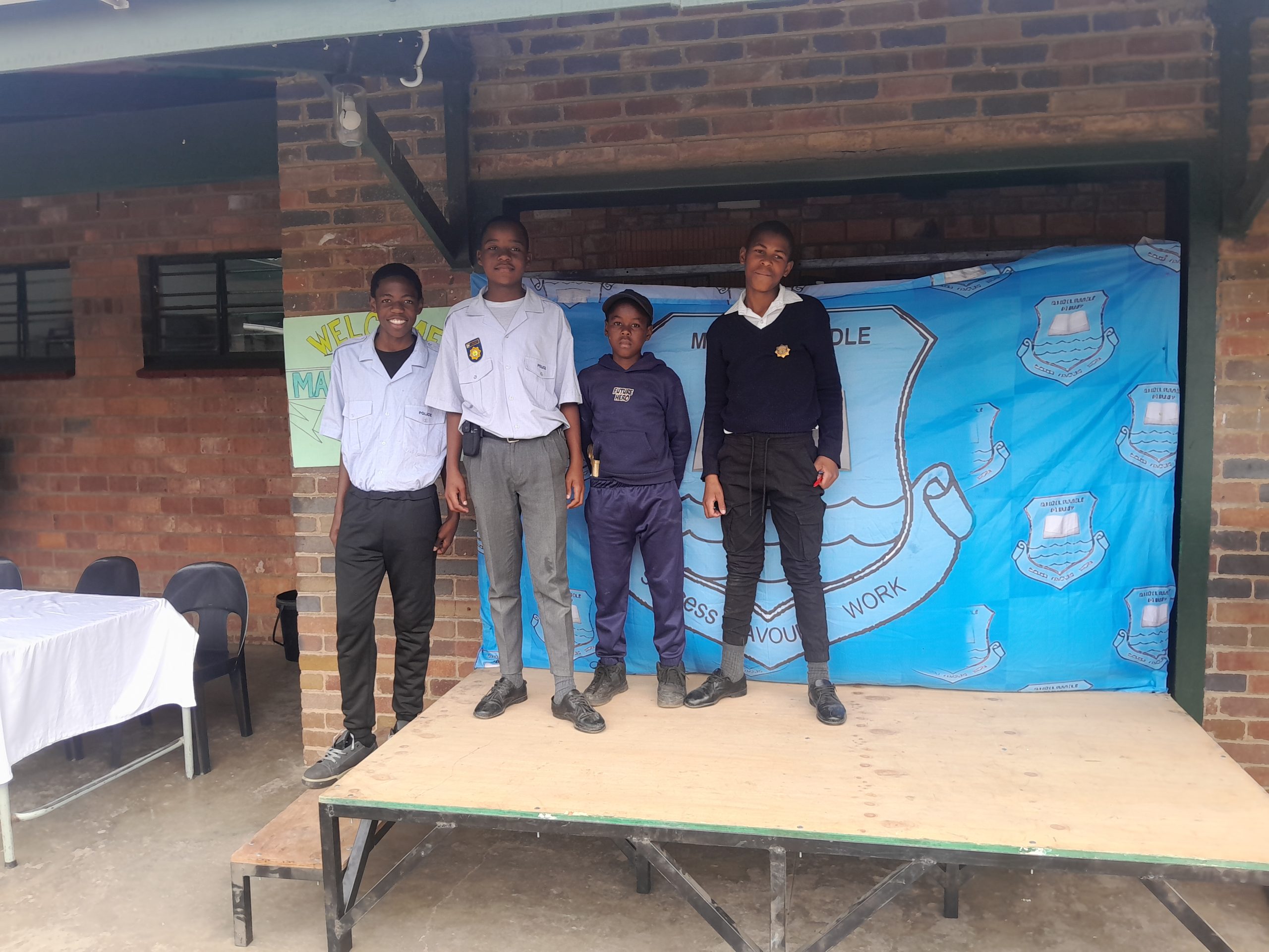 Future police officers at Career Day