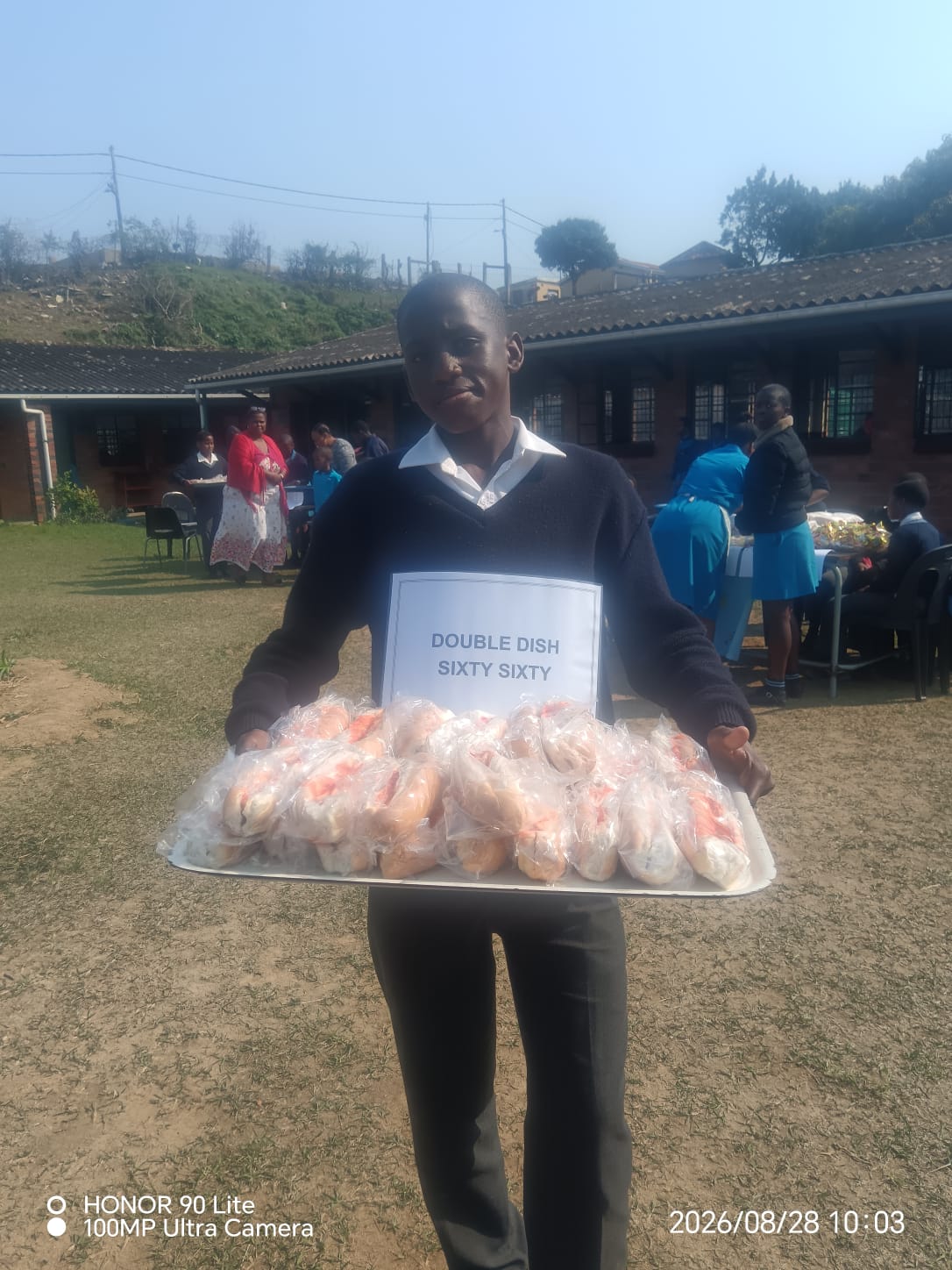 Learners involved in Manzolwandle Primary School Market Day