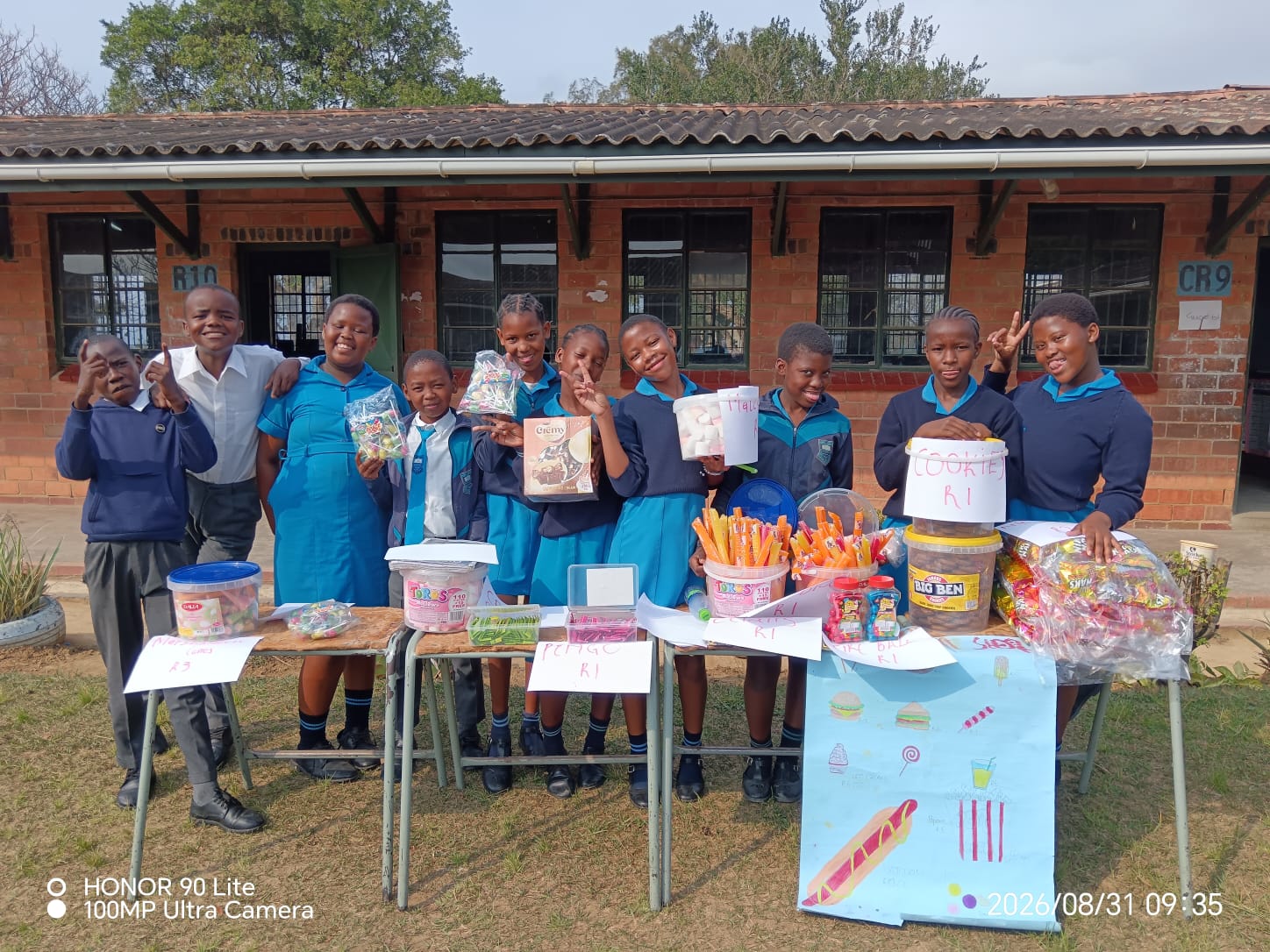 Final day of Grade 7 Market Day at Manzolwandle Primary School